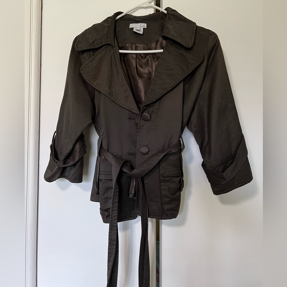 Chocolate jacket quarter sleeves